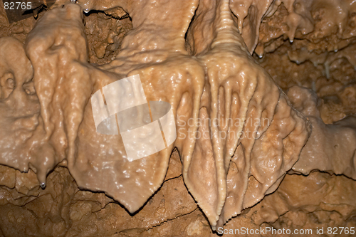 Image of Heart shaped stalagtites