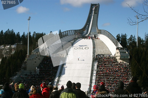 Image of The new Holmenkollen skijump, March 2010