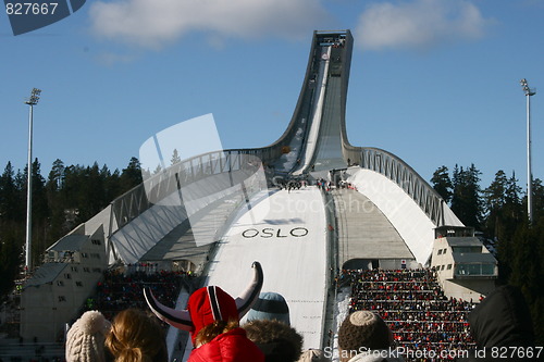 Image of The new Holmenkollen skijump, March 2010