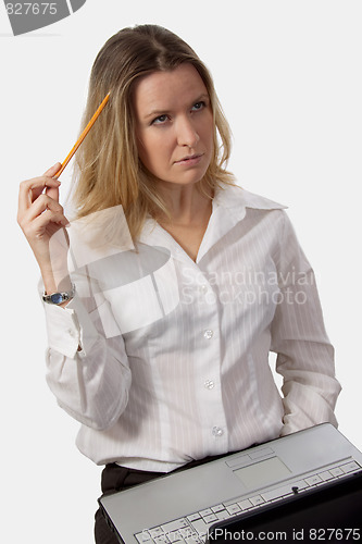 Image of Woman daydreaming