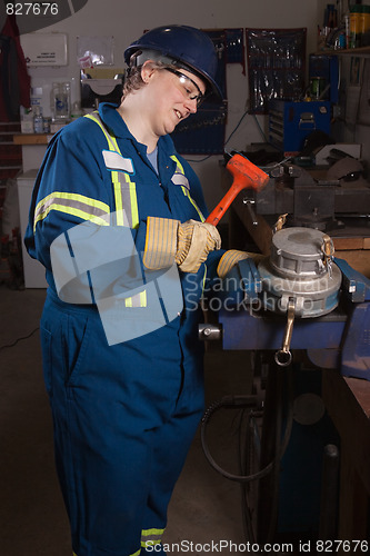 Image of Woman Warehouse Worker