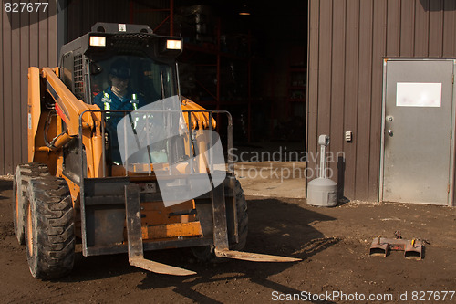 Image of Woman Forklift Operator