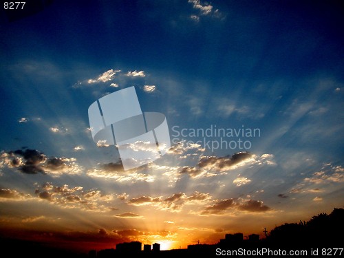 Image of Sunset from Yerevan cascade