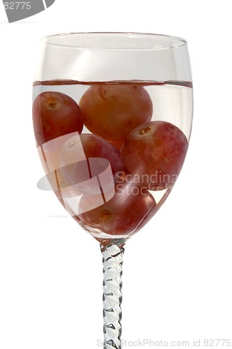 Image of Water and grapes