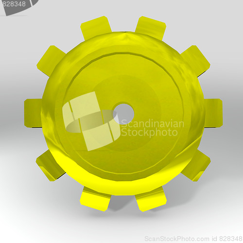 Image of gold gear