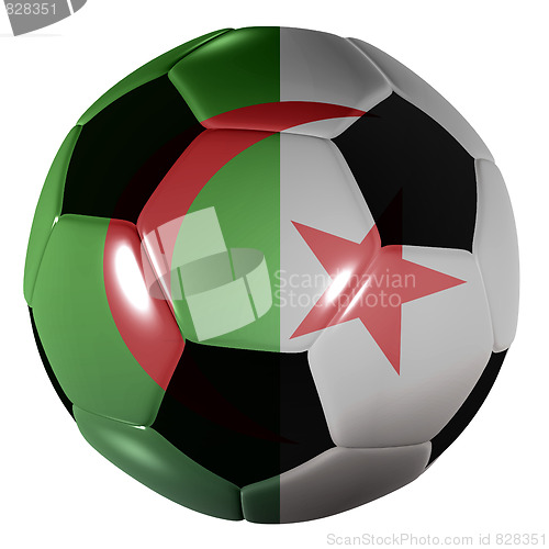 Image of football algeria flag