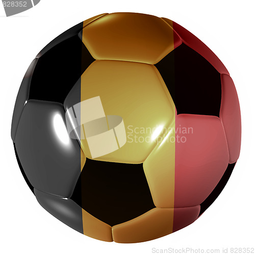 Image of football belgium flag