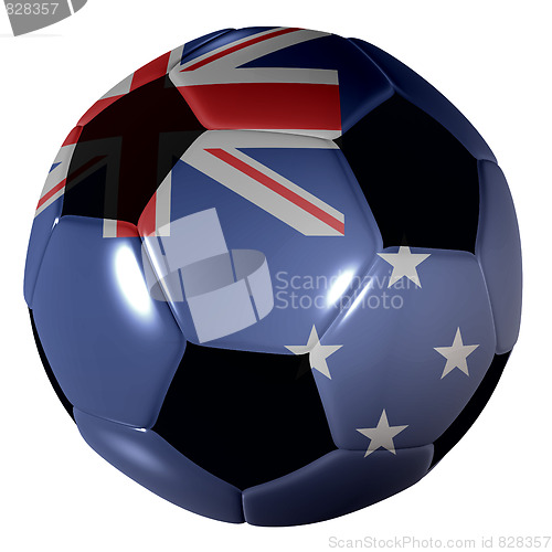 Image of football new zealand flag