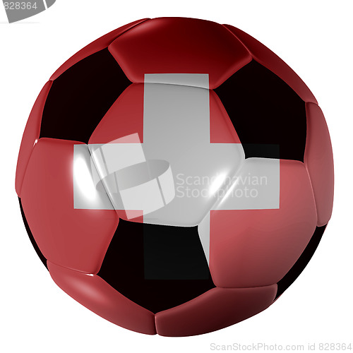 Image of football suisse flag