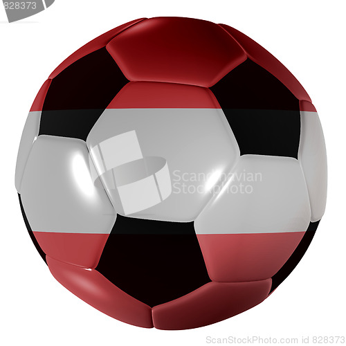 Image of football austrian flag