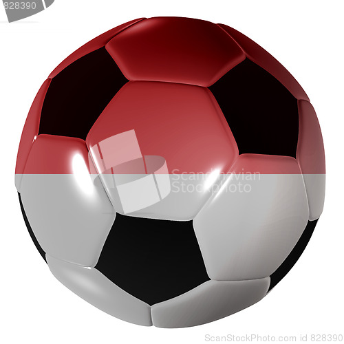 Image of football monaco flag