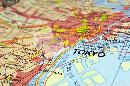 Image of Tokyo map