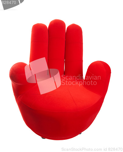Image of Red Hand Chair