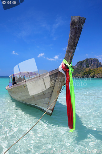 Image of Long tail boat in Thailand