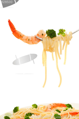 Image of Spaghetti and shrimp