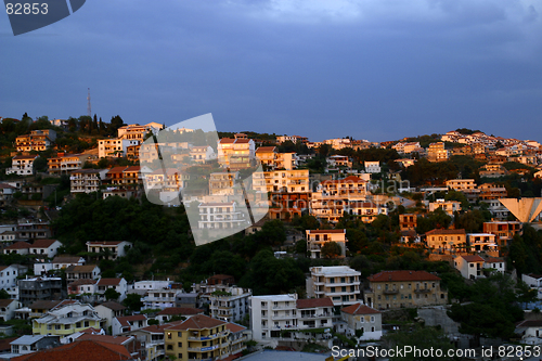 Image of evening view of Ulcinj in Montenegro