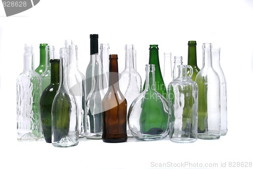 Image of empty bottles