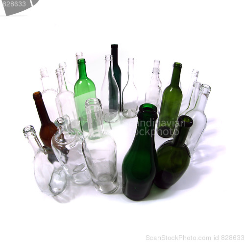 Image of empty bottles