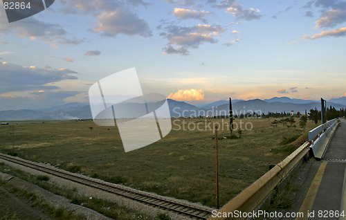 Image of view of flat planes near Podgorica