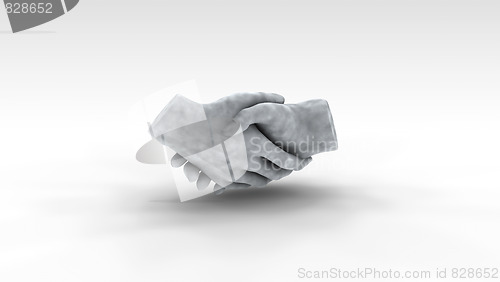 Image of Handshake Sculpture