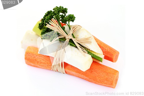 Image of vegetables for soup