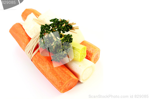 Image of vegetables for soup