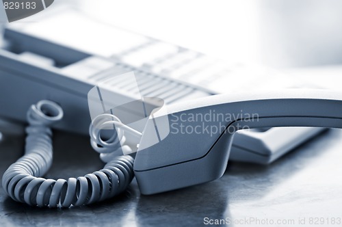 Image of Desk telephone off hook