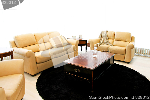 Image of Beige sofas