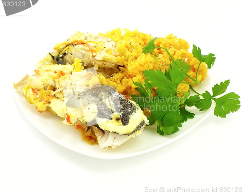 Image of Fish with rice
