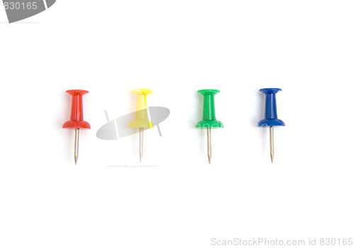 Image of Four color pins