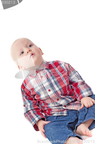 Image of Little boy in studio