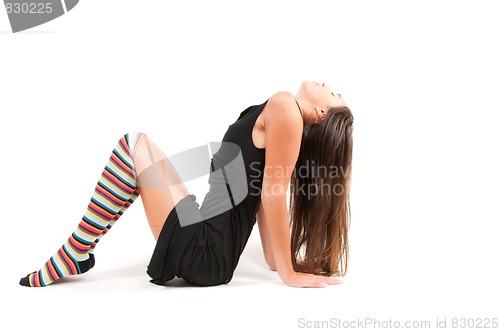 Image of Woman in stockings