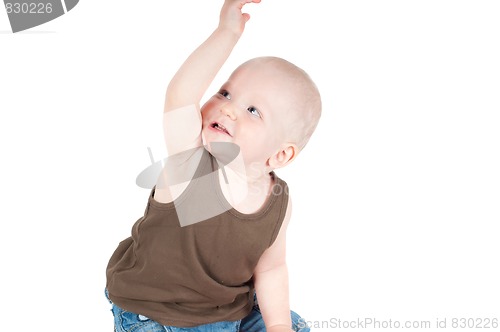 Image of Little boy in studio