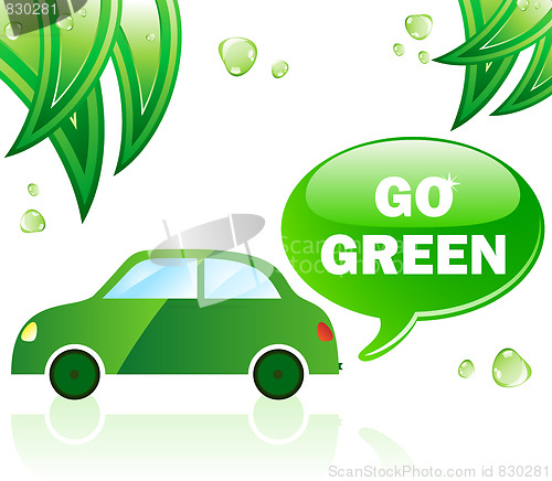 Image of Go Green Ecology Car