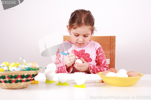 Image of Painting Easter eggs