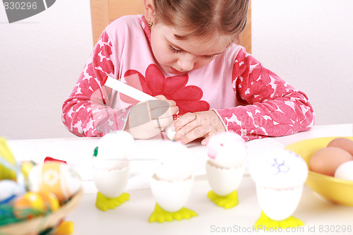 Image of Painting Easter eggs