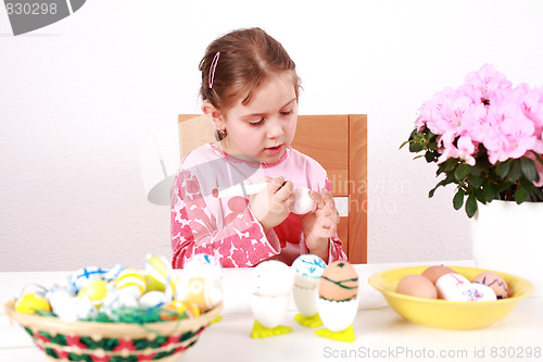 Image of Painting Easter eggs