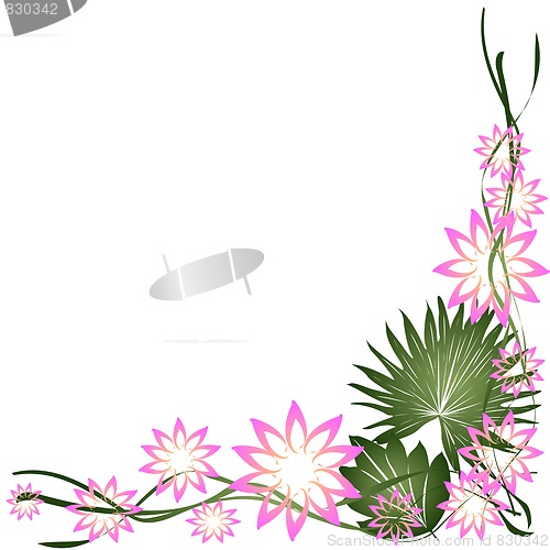 Image of Floral frame
