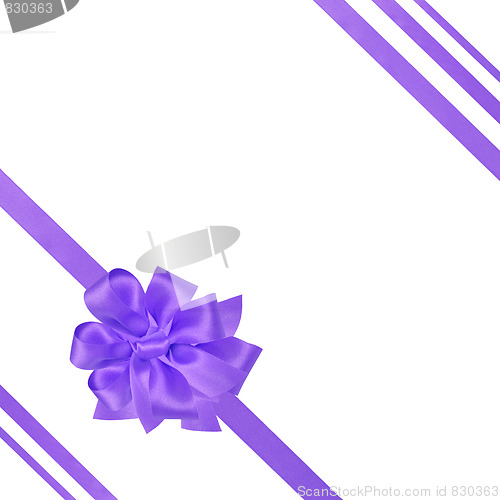 Image of Purple Ribbon and Bow