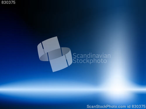 Image of Shiny Blue Background