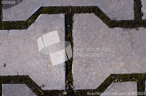 Image of grey bricks pattern