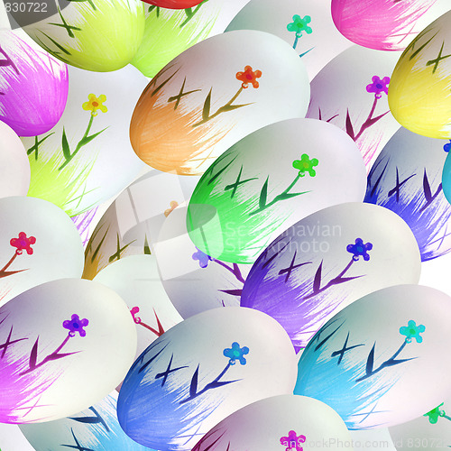 Image of Painted easter eggs 