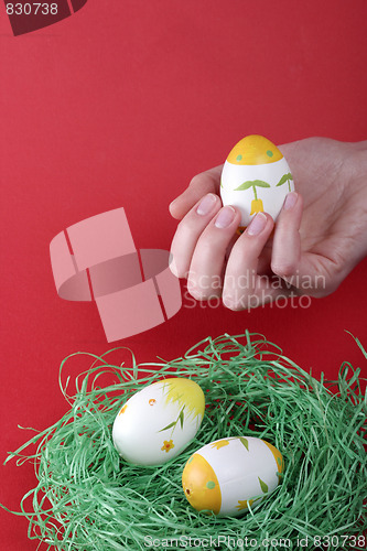 Image of Painted easter eggs 