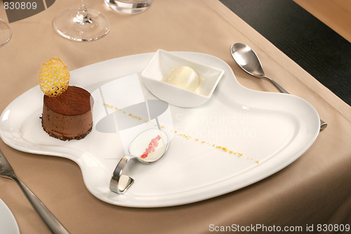 Image of restaurant dessert