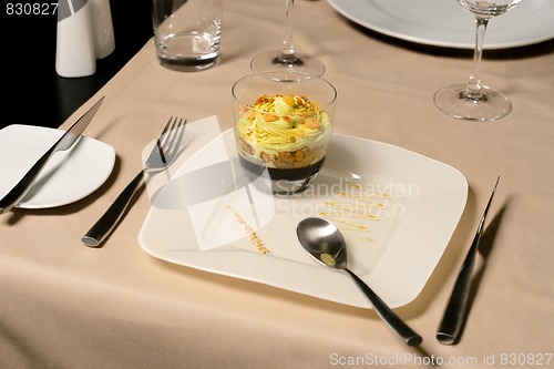 Image of Artistic Dessert