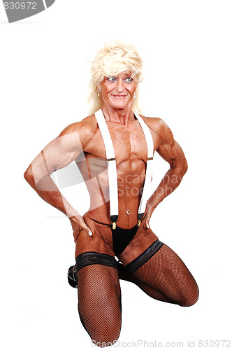 Image of Bodybuilding woman.