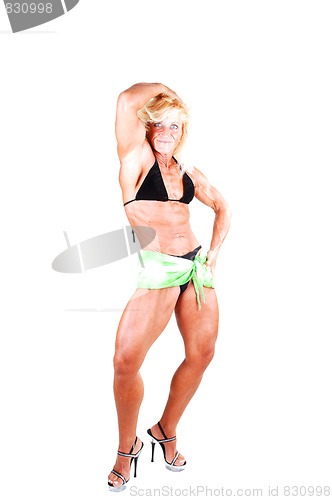 Image of Bodybuilding woman.