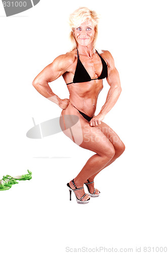 Image of Bodybuilding woman.