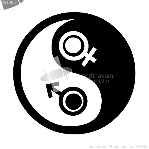 Image of Venus and Mars Yin Yang Harmony