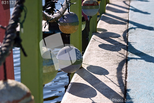 Image of seaside buoys